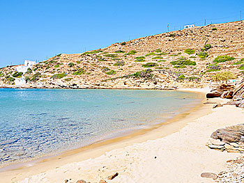 Kolitsani beach på Ios.